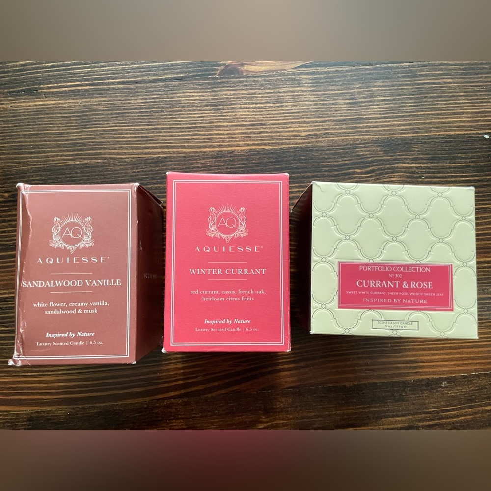 AQUIESSE scented candles